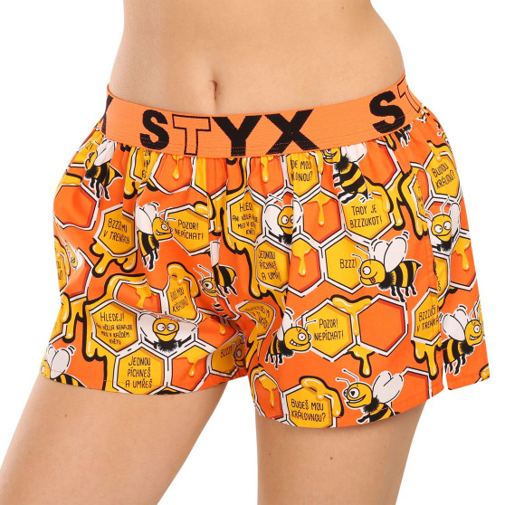 Damshorts Styx konst sport gummibin (T1654)