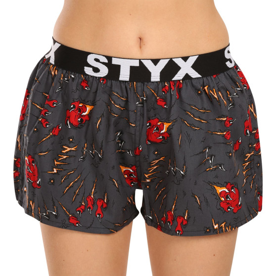 Damshorts Styx art sport gummi klor (T1552)