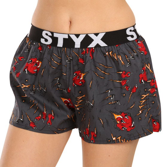 Damshorts Styx art sport gummi klor (T1552)