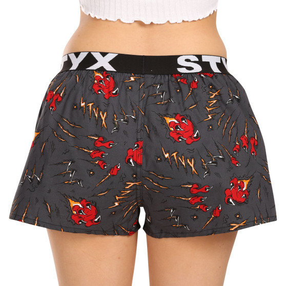 Damshorts Styx art sport gummi klor (T1552)