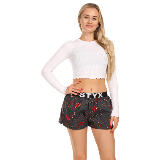 Damshorts Styx art sport gummi klor (T1552)