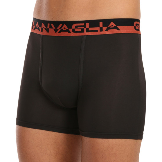 5PACK Boxershorts för herrar Gianvaglia svart (GVG-5008)