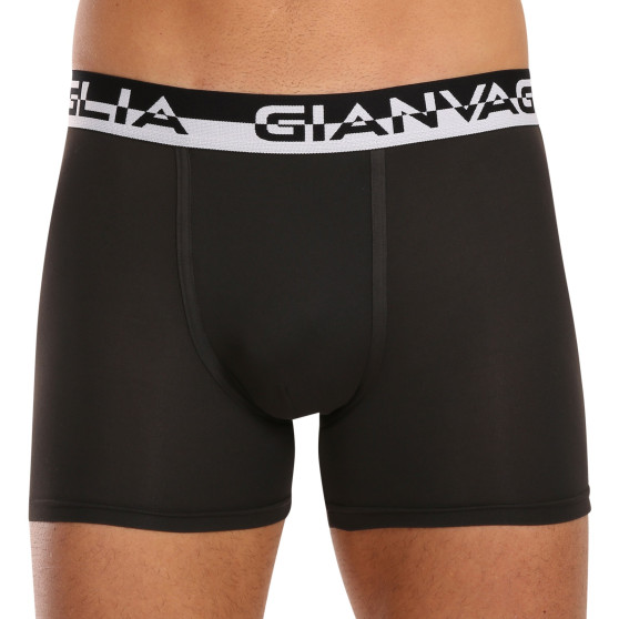 5PACK Boxershorts för herrar Gianvaglia svart (GVG-5008)