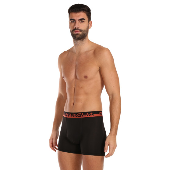 5PACK Boxershorts för herrar Gianvaglia svart (GVG-5008)