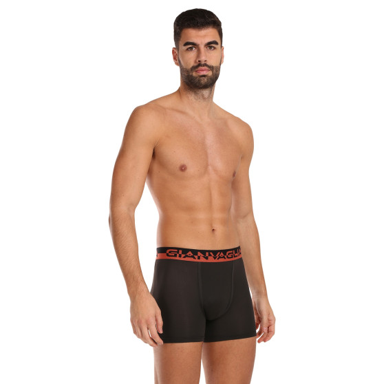 5PACK Boxershorts för herrar Gianvaglia svart (GVG-5008)