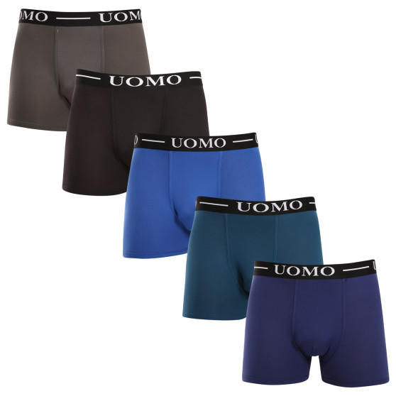 5PACK Boxershorts för herrar Gianvaglia multicolour (GVG-7501)