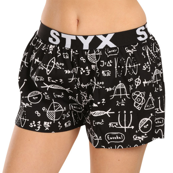 Damshorts Styx konst sport gummi fysik (T1652)