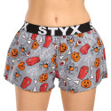 Damshorts Styx konst sport gummi Halloween kistor (T1752)