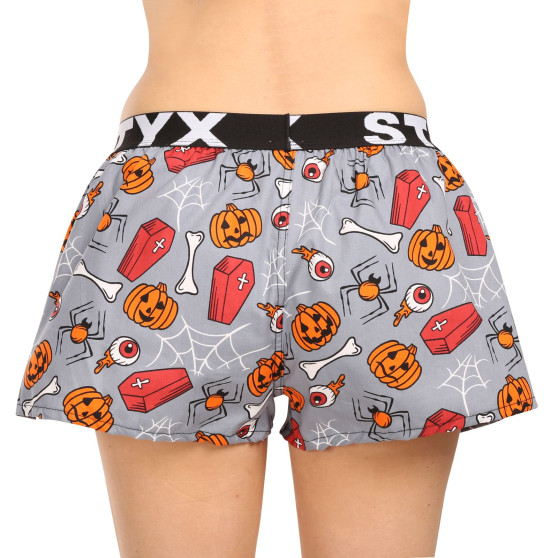 Damshorts Styx konst sport gummi Halloween kistor (T1752)