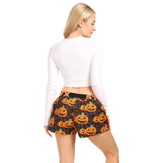 Damshorts Styx konst sport gummi Halloween pumpa (T1755)