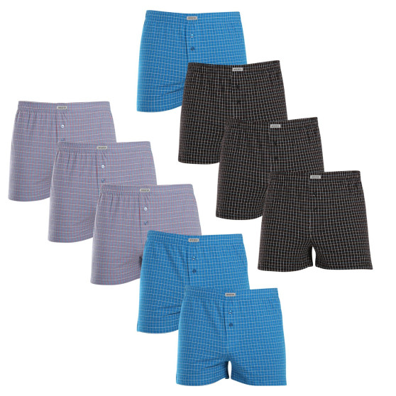 9PACKBoxershorts för herrar Andrie flerfärgad (PS 5766)