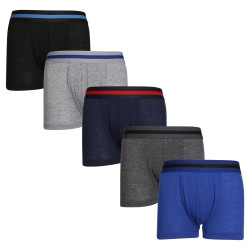 5PACK Boxershorts för barn Gianvaglia multicolour (023)