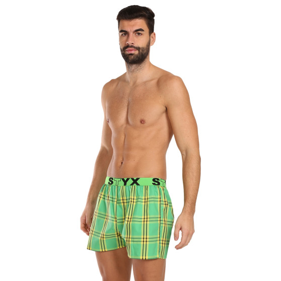 Boxershorts för herrar Styx sport elastisk flerfärgad (B1011)