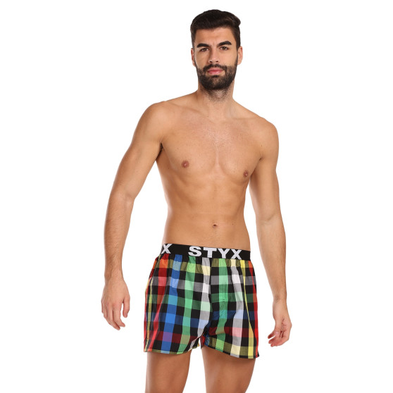 Boxershorts för herrar Styx sport elastisk flerfärgad (B1012)