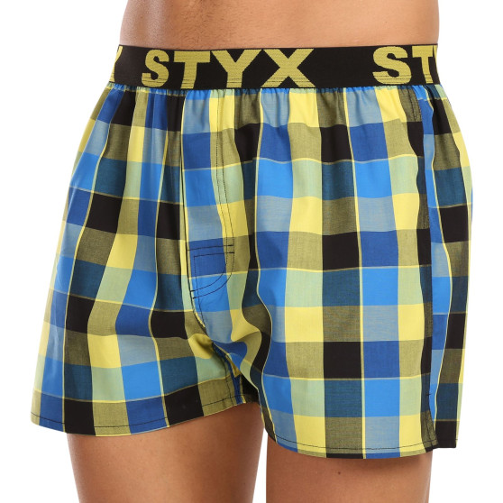 Boxershorts för herrar Styx sport elastisk flerfärgad (B1015)