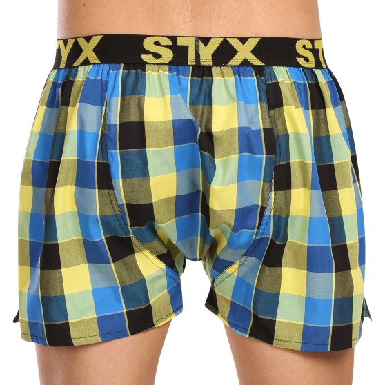 Boxershorts för herrar Styx sport elastisk flerfärgad (B1015)