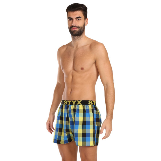 Boxershorts för herrar Styx sport elastisk flerfärgad (B1015)