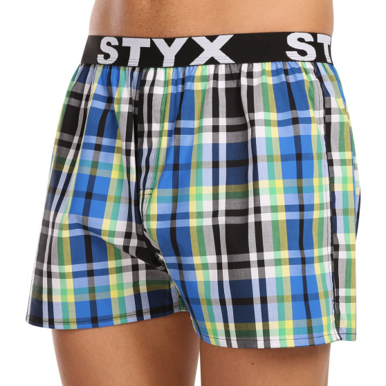 Boxershorts för herrar Styx sport elastisk flerfärgad (B1017)