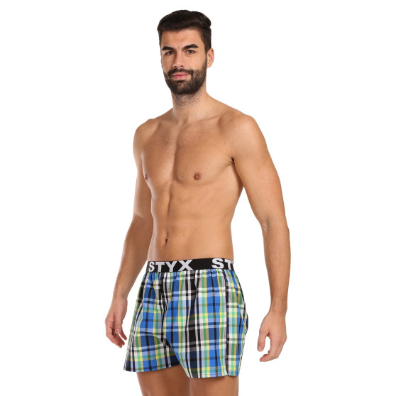 Boxershorts för herrar Styx sport elastisk flerfärgad (B1017)