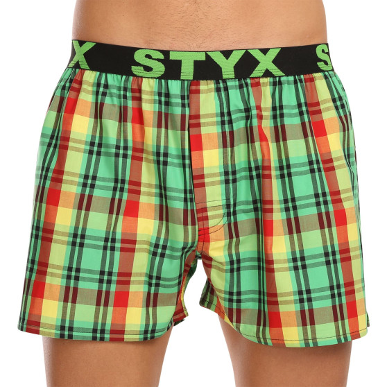 Boxershorts för herrar Styx sport elastisk flerfärgad (B1018)