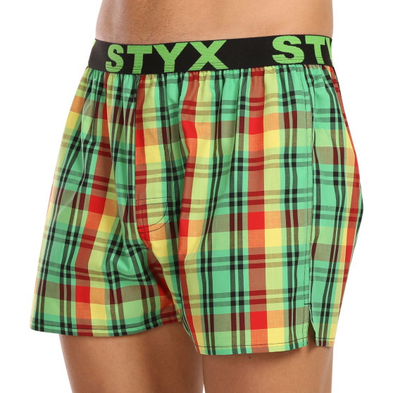 Boxershorts för herrar Styx sport elastisk flerfärgad (B1018)