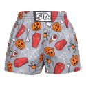 Shorts barn Styx konst klassisk gummi Halloween kista (J1752)