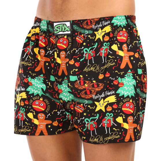 3PACK Boxershorts för herrar Styx art classic rubber flerfärgad (3A17134)