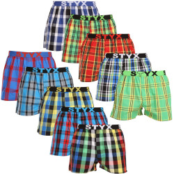 10PACK Boxershorts för herrar Styx sport gummi (10B111234567890)