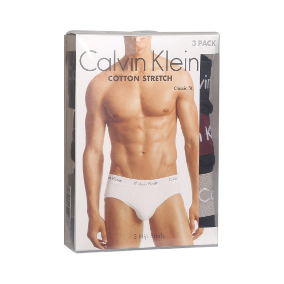 3PACK herrkalsonger Calvin Klein svart (U2661G-H54)