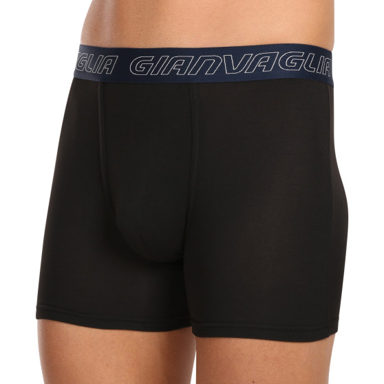 5PACK Boxershorts för herrar Gianvaglia svart (GVG-5014)