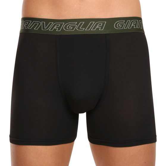 5PACK Boxershorts för herrar Gianvaglia svart (GVG-5014)