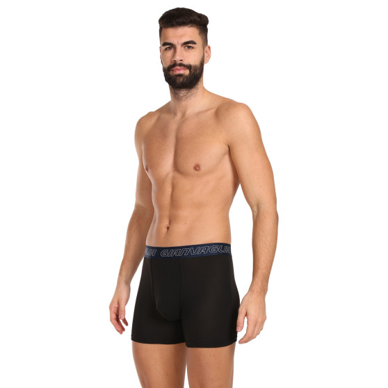 5PACK Boxershorts för herrar Gianvaglia svart (GVG-5014)