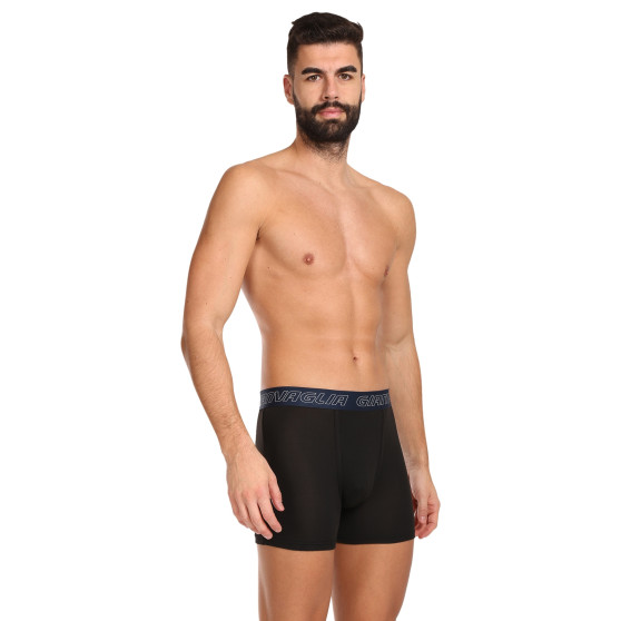 5PACK Boxershorts för herrar Gianvaglia svart (GVG-5014)