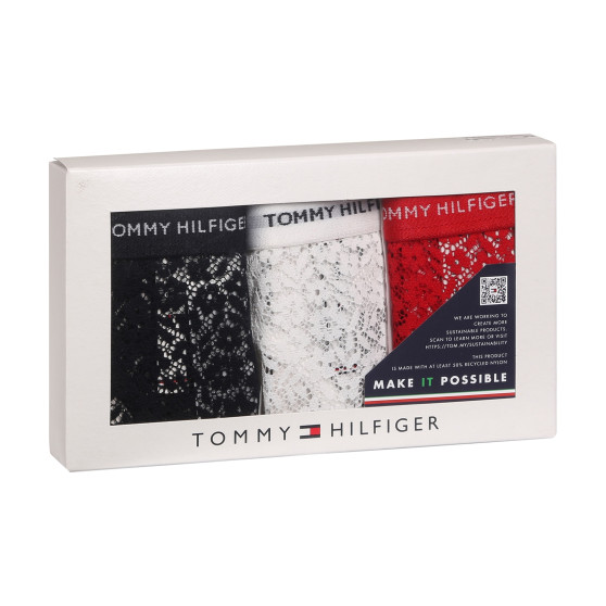 3PACK Stringtrosor för kvinnor Tommy Hilfiger multicolour (UW0UW04896 0X0)