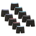 10PACK Boxershorts för herrar Gianvaglia svart (GVG-5012)