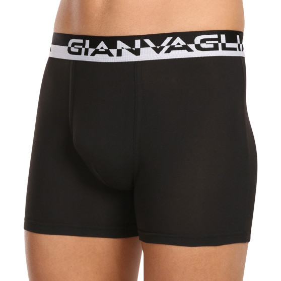 10PACK Boxershorts för herrar Gianvaglia svart (GVG-5012)