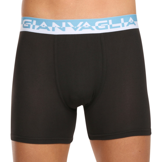 10PACK Boxershorts för herrar Gianvaglia svart (GVG-5012)