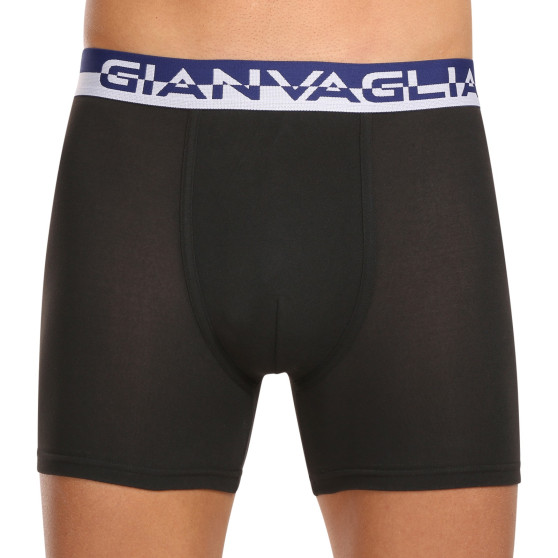 10PACK Boxershorts för herrar Gianvaglia svart (GVG-5012)