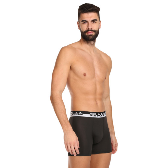 10PACK Boxershorts för herrar Gianvaglia svart (GVG-5012)