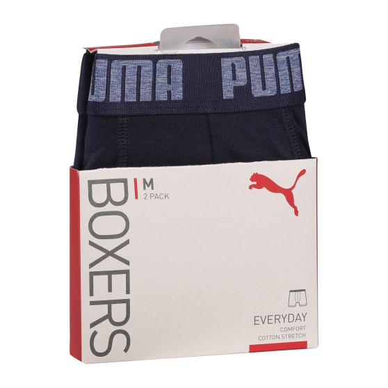 2PACK Boxershorts för herrar Puma blå (521015001 321)