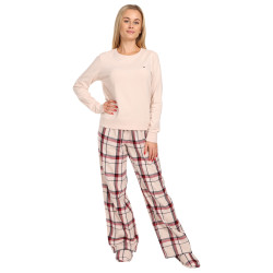 Dampyjamas Tommy Hilfiger med tofflor multicolour i presentförpackning (UW0UW04853 0TA)