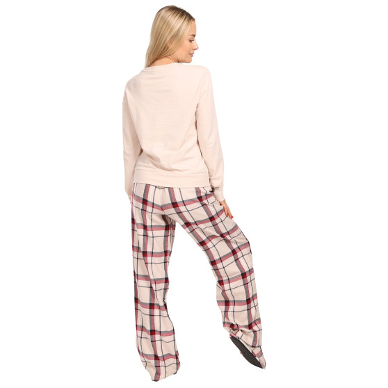 Dampyjamas Tommy Hilfiger med tofflor multicolour i presentförpackning (UW0UW04853 0TA)