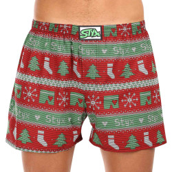 Boxershorts för herrar Styx art klassiskt gummi överdimensionerat christmas knit (E1658)