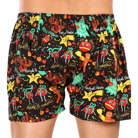 3PACK Boxershorts för herrar Styx art klassiskt gummi överdimensionerat flerfärgad (3E17134)