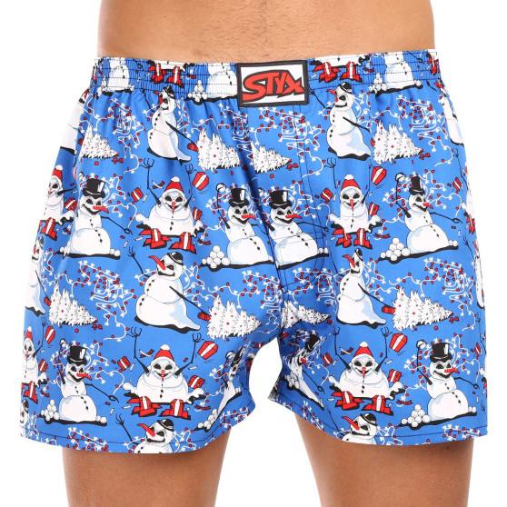 3PACK Boxershorts för herrar Styx art klassiskt gummi överdimensionerat flerfärgad (3E17134)