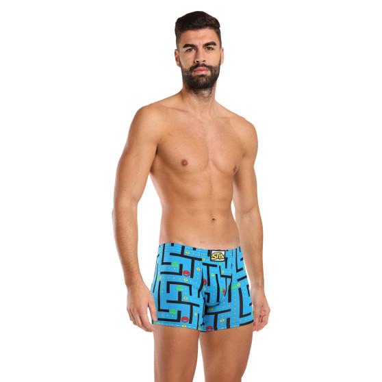 6PACK Boxershorts för herrar Styx lång art classic rubber multicolour (6F12697124)