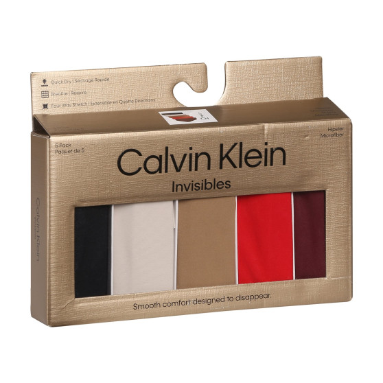 5PACK damtrosor Calvin Klein sömlös multicolour (QD5148E-HW1)