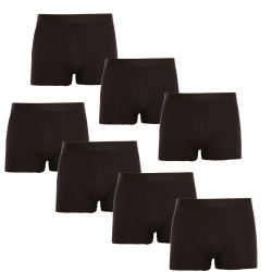 7PACK Boxershorts för herrar Nedeto svart (7NB001)