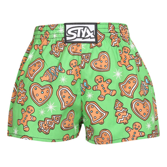 3PACK shorts för barn Styx art classic rubber flerfärgad (3J17134)