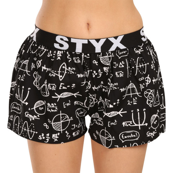 3PACK damshorts Styx art sports gummi flerfärgad (3T15782)